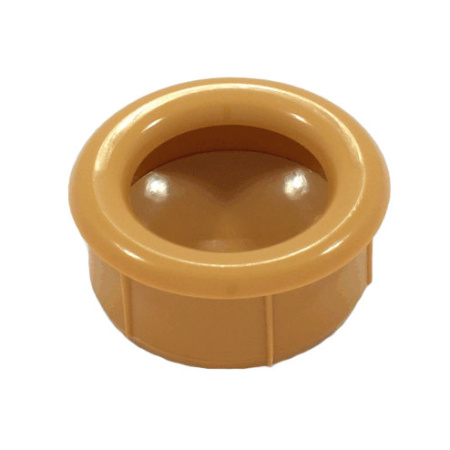 Ручка врезная, d=35мм, пластик, орех