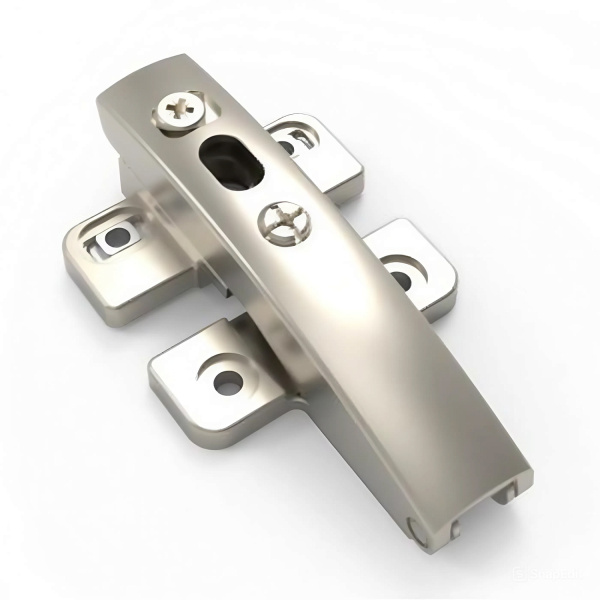 Петля средняя разъемная ФриФолд для складных фасадов, с регулировкой PZ2, никель, Kessebohmer