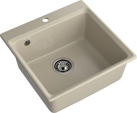 Мойка GranFest LEVEL 510, 510х500 мм, топаз