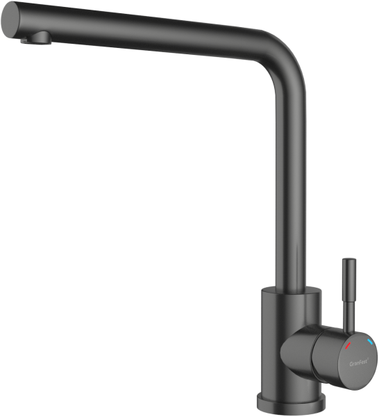 Смеситель GranFest Quarz Z-5411, PVD графит (без подводки)