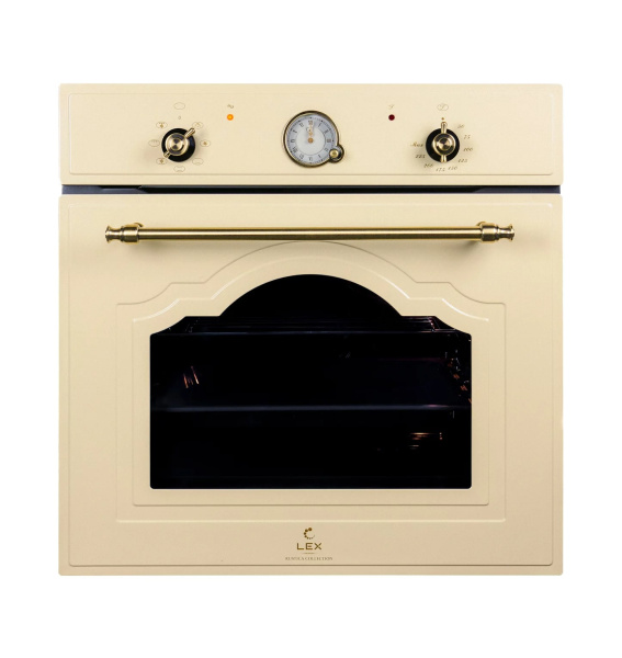 Духовой шкаф EDM 078 C IV, 60 см, эмаль, слоновая кость/бронза, Lex