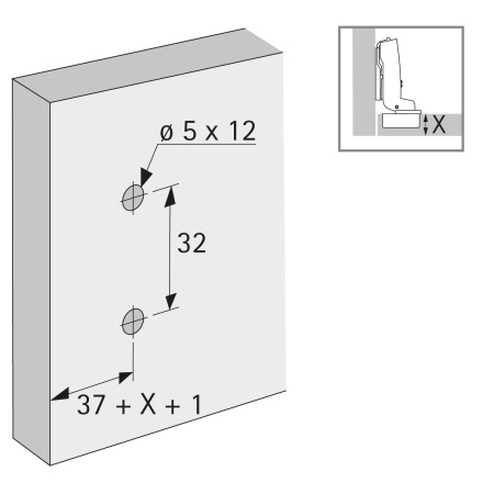 Монтажная планка SENSYS/INTERMAT, 1,5мм, с евровинтами