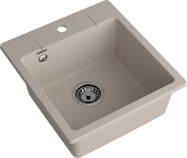 Мойка GranFest URBAN 245, 450х490 мм, песочный