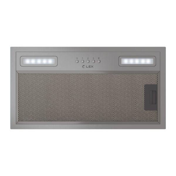 Вытяжка полновстраиваемая HYPER 600 IX, 60см, б/угольного фильтра, нерж. сталь, Lex