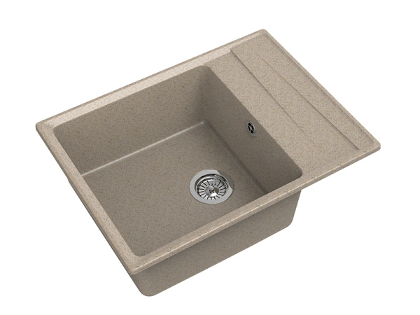 Мойка GranFest LEVEL 660L, 660х500 мм, песочный