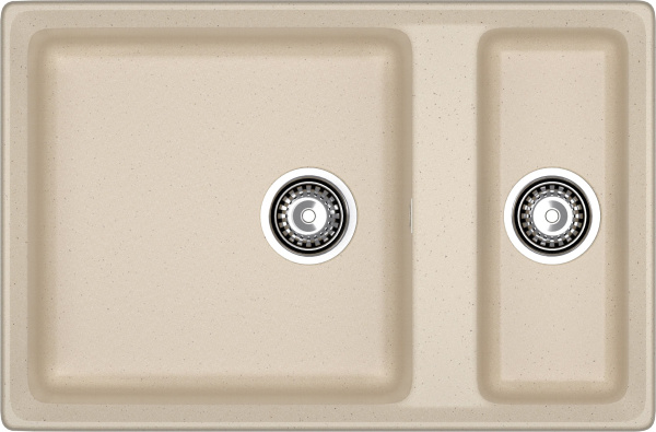 Мойка GranFest LEVEL 760K, 760х500 мм, кашемир