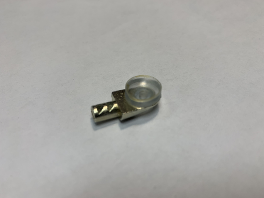 Полкодержатель лопатка для стекла 4-8мм с присоской, никель, CMF