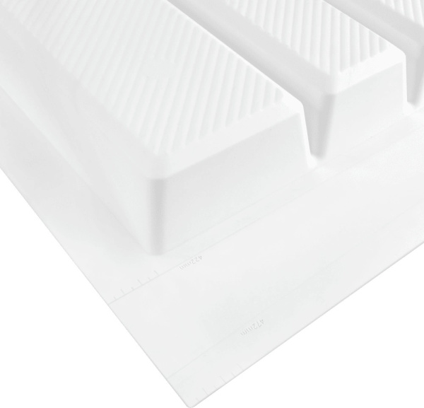 Лоток для кухонных принадлежностей TRAY 400, 290-350х420-490мм, белый, AQ