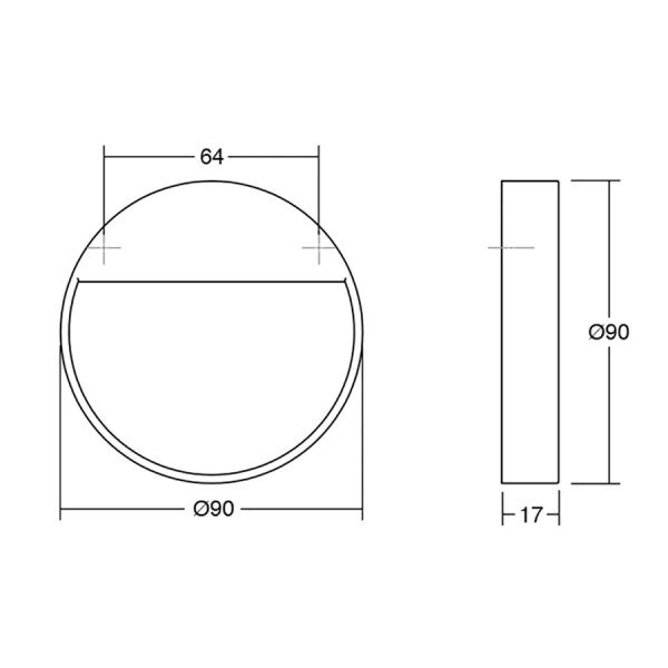 Ручка-скоба, BAU, 0496064Z28, 64мм, металл, матовое золото, Viefe