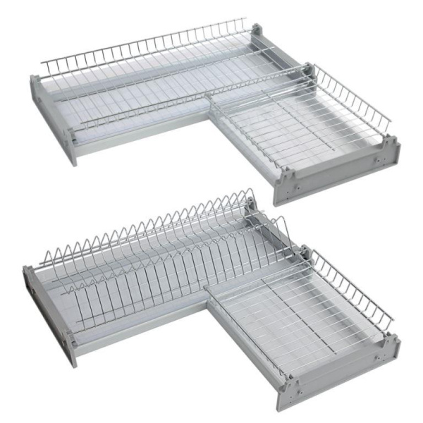 Сушка в угловую базу, 600х600, 564х564, 295х295мм, хром, CMF