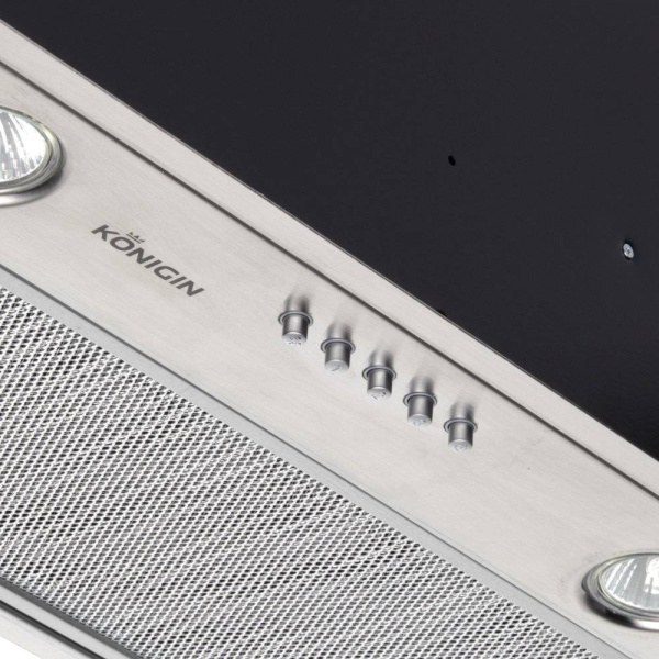 Вытяжка полновстраиваемая Flatbox, 50см, без угольного фильтра, инокс, Konigin