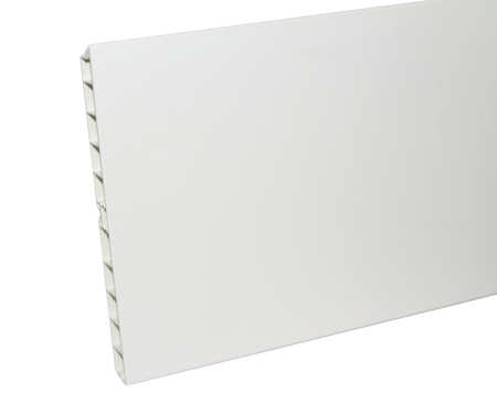 Цоколь пластиковый, h=100мм, L=4000мм, пластик, светло-серый, Россия