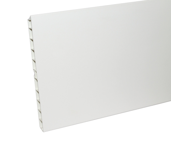 Цоколь пластиковый, h=150мм, L=4000мм, пластик, светло-серый, Россия