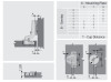Петля Star Push Open внутренняя 110*, без пружины, без планки, 48мм, Samet