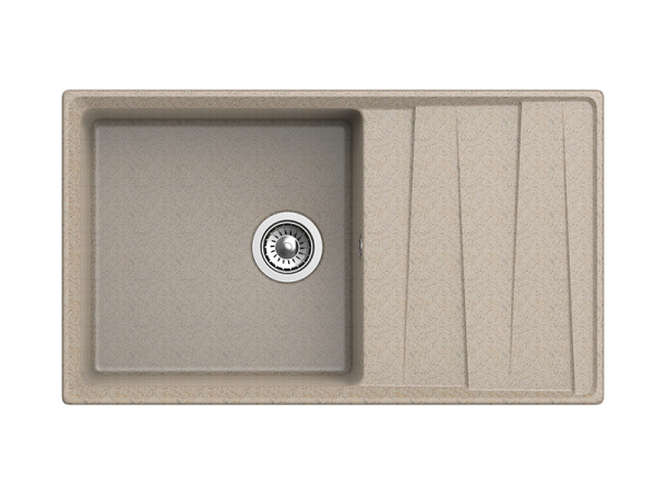 Мойка GranFest LEVEL 860L, 860х500 мм, песочный