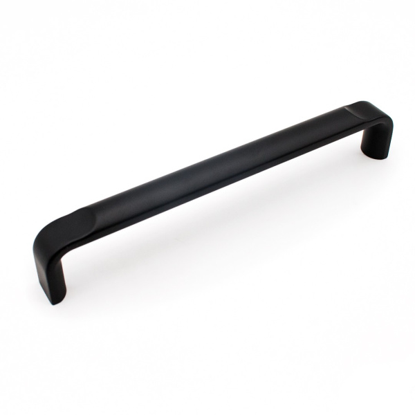 Ручка-скоба, Flint, 11.4147.12, 160мм, металл, черный матовый