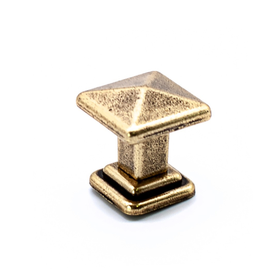 Ручка-кнопка, Tower Square, 19.4100.68, 35х35х29мм, металл, бронза