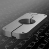 Полкодержатель двусторонний ST06, черный матовый, Modus