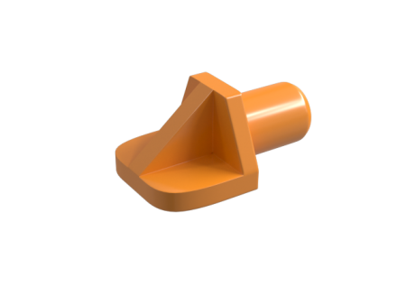 Полкодержатель пластмассовый, белый, Россия