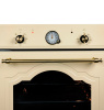 Духовой шкаф EDM 078 C IV, 60 см, эмаль, слоновая кость/бронза, Lex